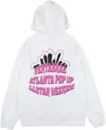 Vertabrae Printed White Clolor Hoodie - Image 2