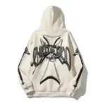 Vertabrae Cream Clolor Hoodie - Image 2