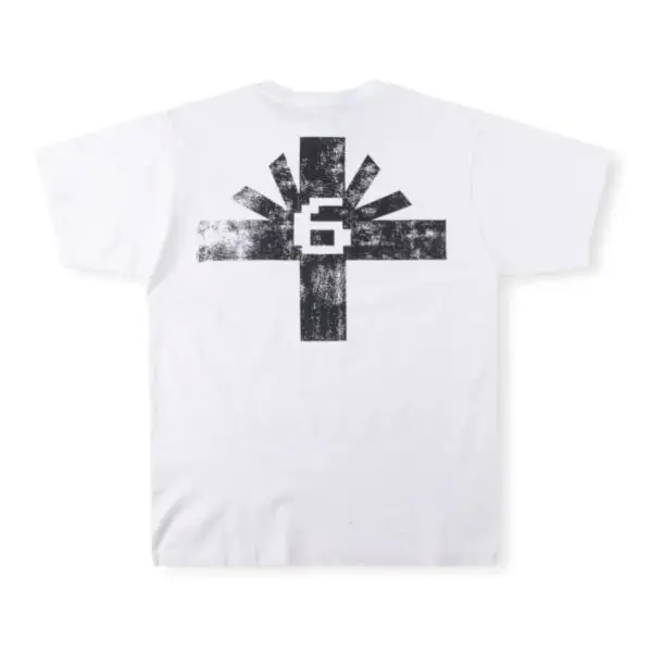 Vertabrae 6pm Yoga T-shirt White - Image 2