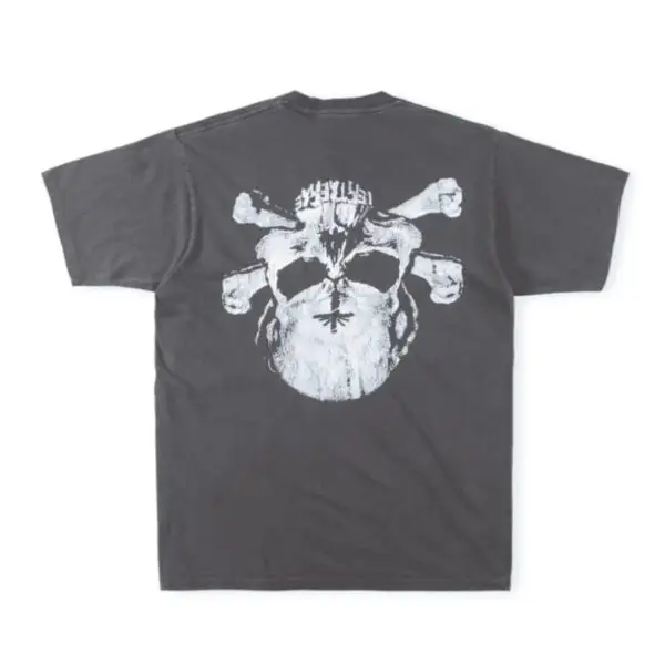 Vertabrae Black Skelton T-shirt - Image 2