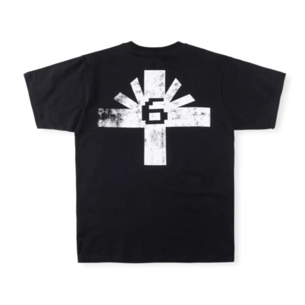 Vertabrae 6pm Yoga T-shirt Black - Image 2
